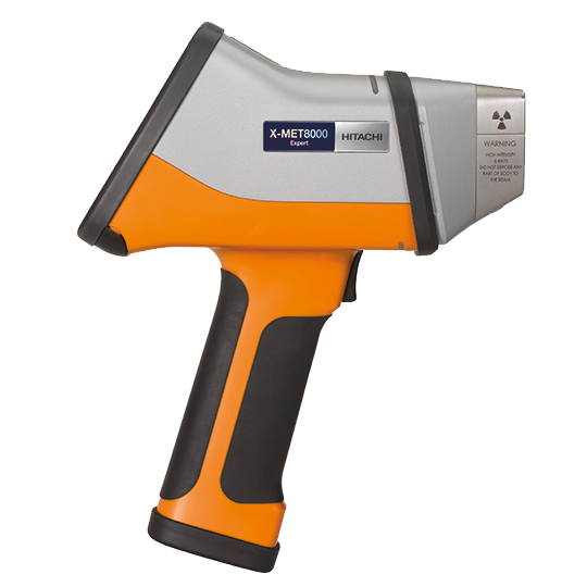 Analizador XRF portátil Hitachi X-MET8000 Expert para identificación positiva de materiales en metales